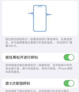 高安苹果14维修站分享iPhone14如何使用SOS紧急联络 